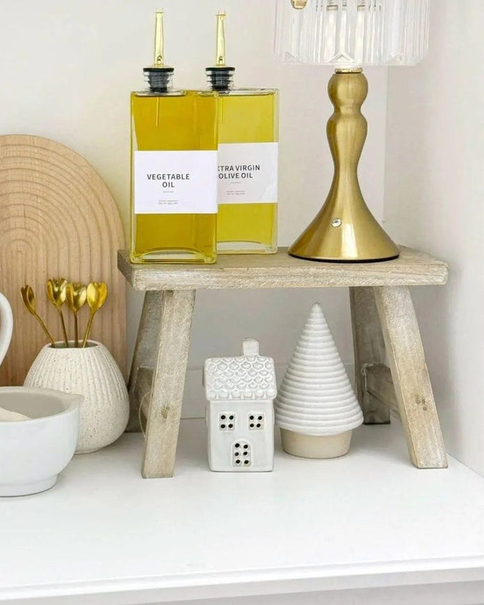 Natural Wooden Rustic Display Bench – Small or Large - Home DecorHome Decor - Lulu Loves Home