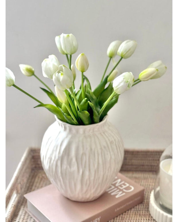 Numa Round Glazed Vase