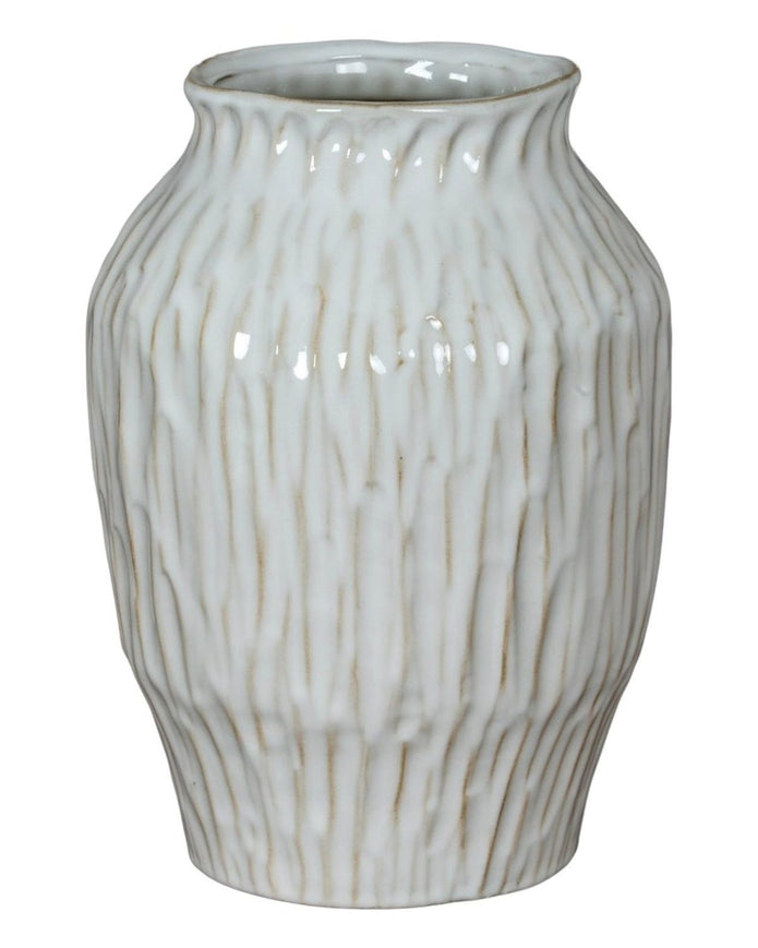 Numa Round Glazed Vase