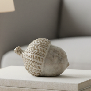 Neutral Ceramic Acorn