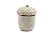 Neutral Ceramic Acorn Pot