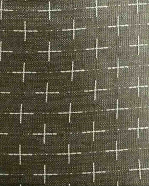 Olive Green Woven Cross Design Cushion Cover - Soft FurnishingsSoft Furnishings - Lulu Loves Home