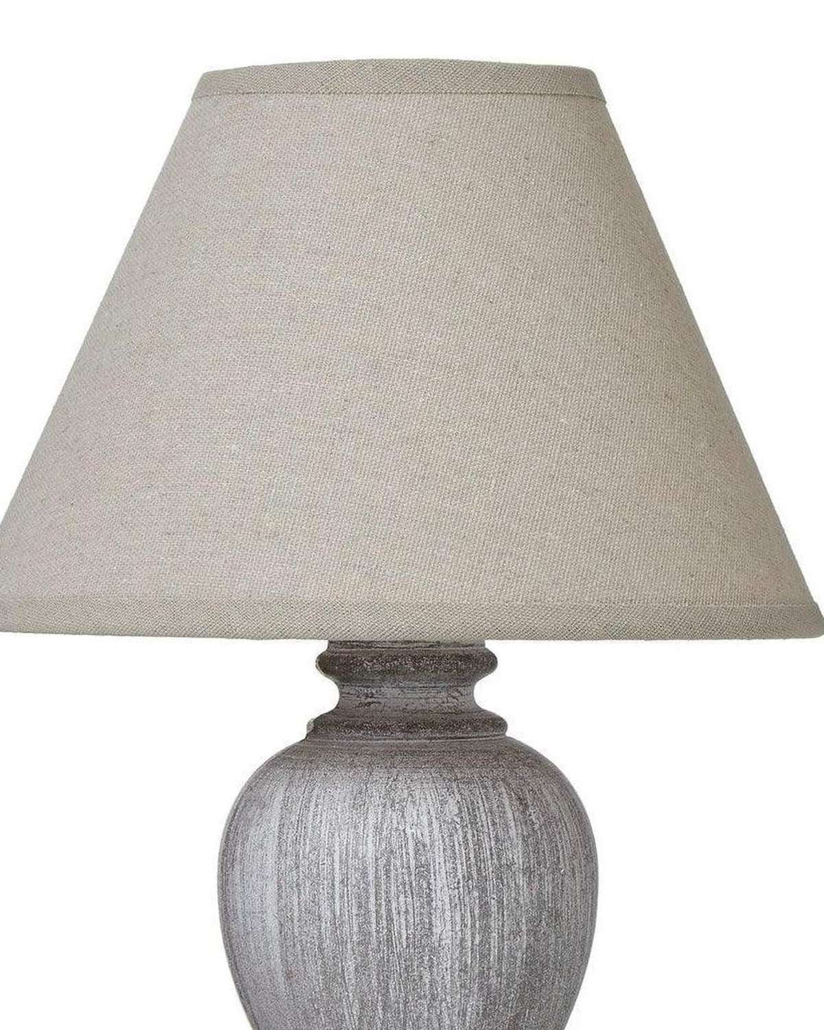 Otem Urn Table Lamp With Linen Shade