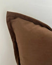 Emma Brown velvet cushion cover from Ellenvale Trade, soft furnishings with plush velvet fabric and elegant design.