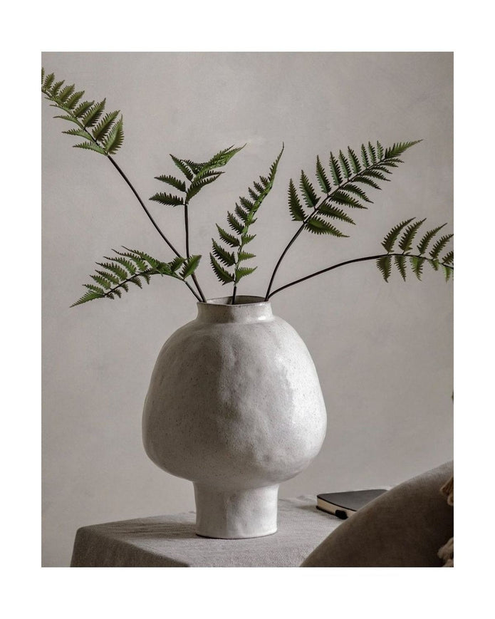 Palawan Neutral Footed Vase