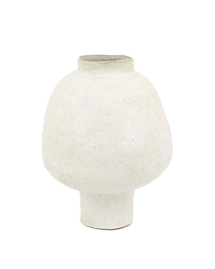 Palawan Neutral Footed Vase