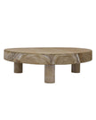 Natural wooden round rustic display riser by Gisela Graham, small or large home decor piece with a smooth, polished finish.