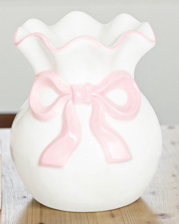 Pink Bow Wax Melt Burner