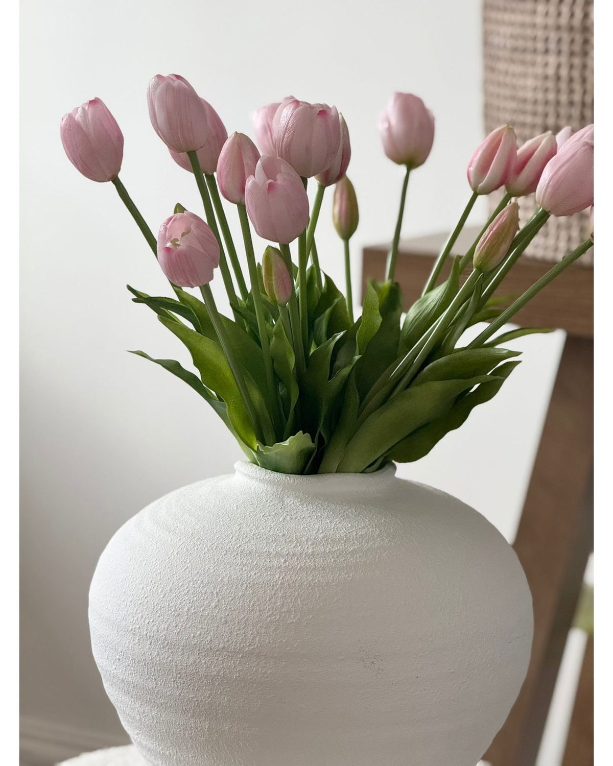 Pink Spring Tulip Stems - Bunch Of Five