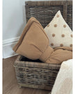 Polka Dot Beige Cushion Cover - PRE ORDER TWO WEEK DELIVERY