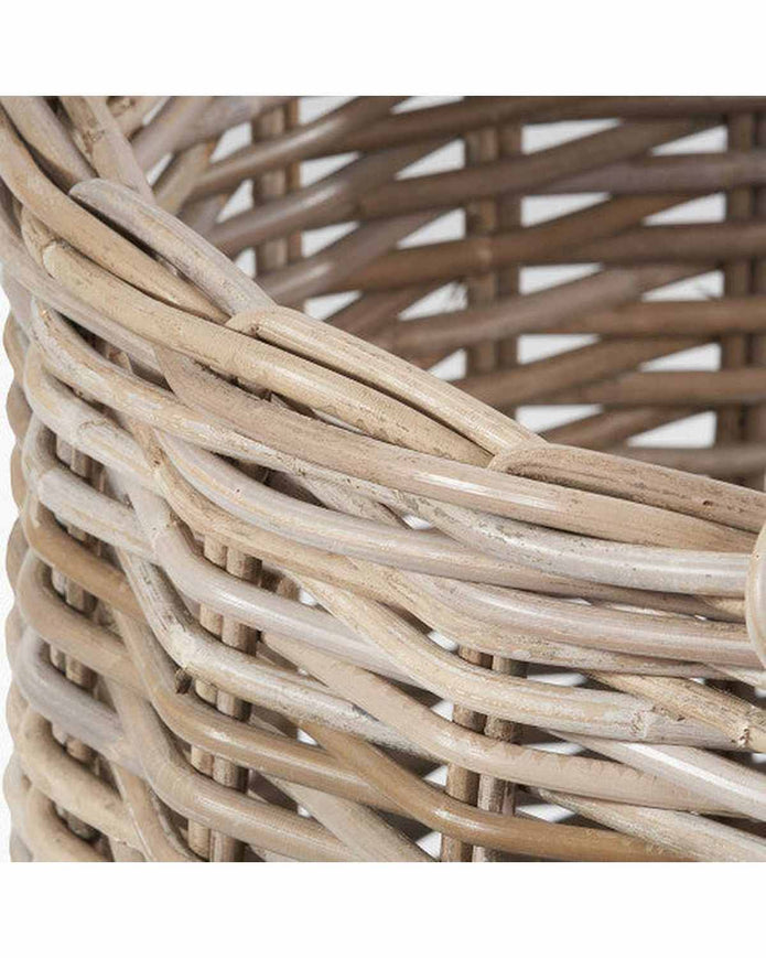 Rattan Kubu Luxury Round Storage Baskets - PRE ORDER THREE WEEK DELIVERY