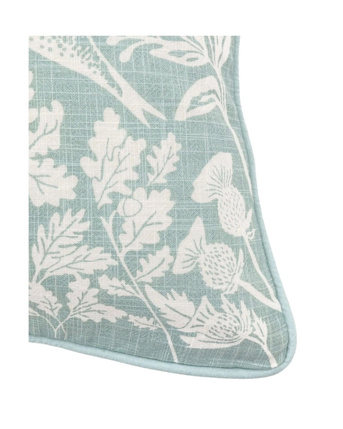 Rosley Birds Duck Egg Blue Cushion Cover