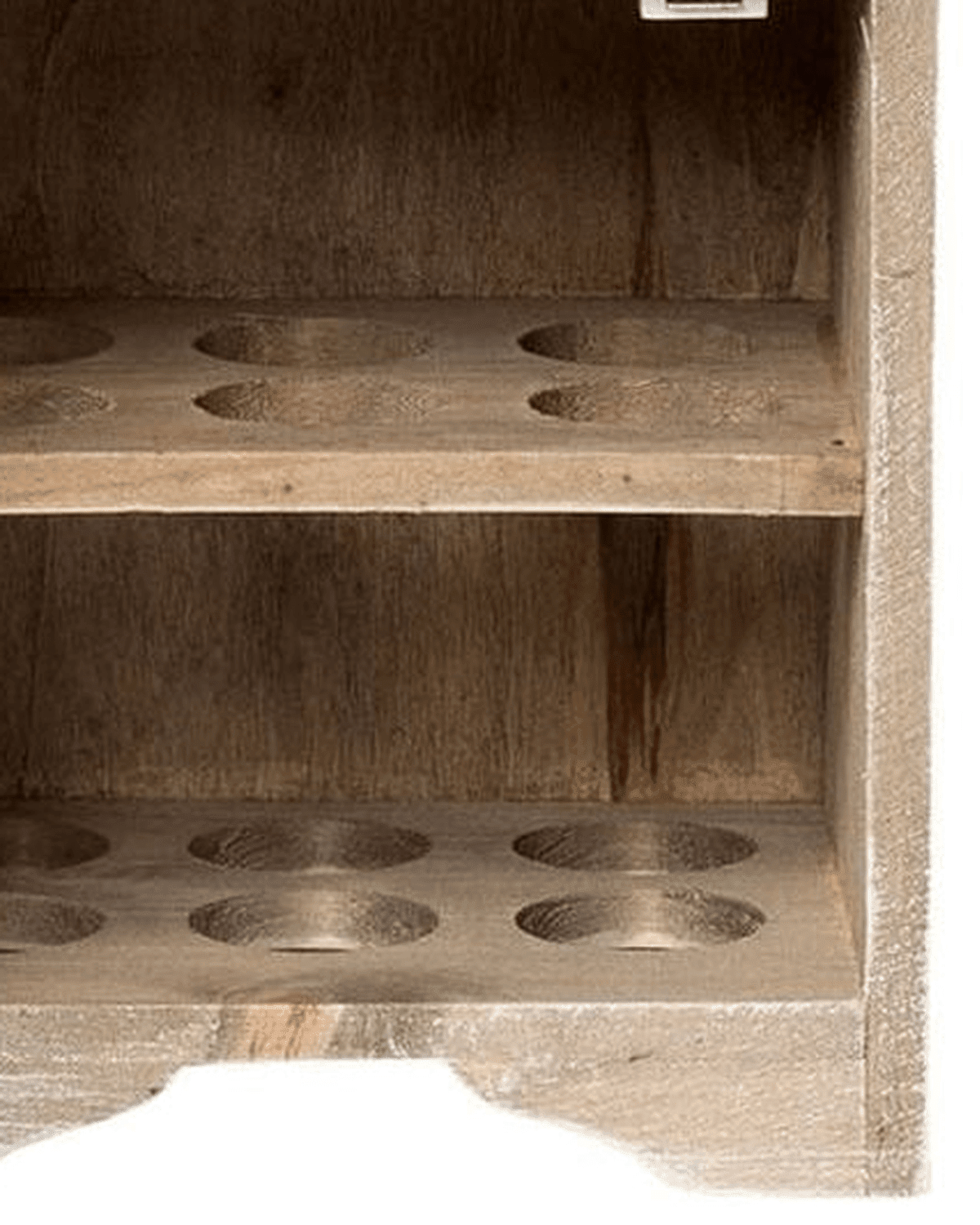 Rustic Wood Heart Egg Cabinet