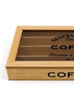 Nespresso Coffee Pod Wooden Storage Box