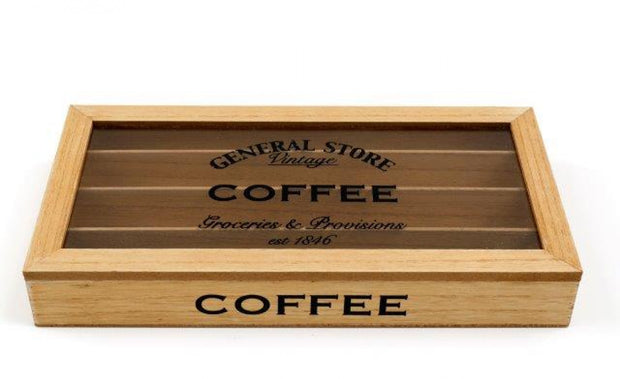 Coffee Pod Wooden Storage Case