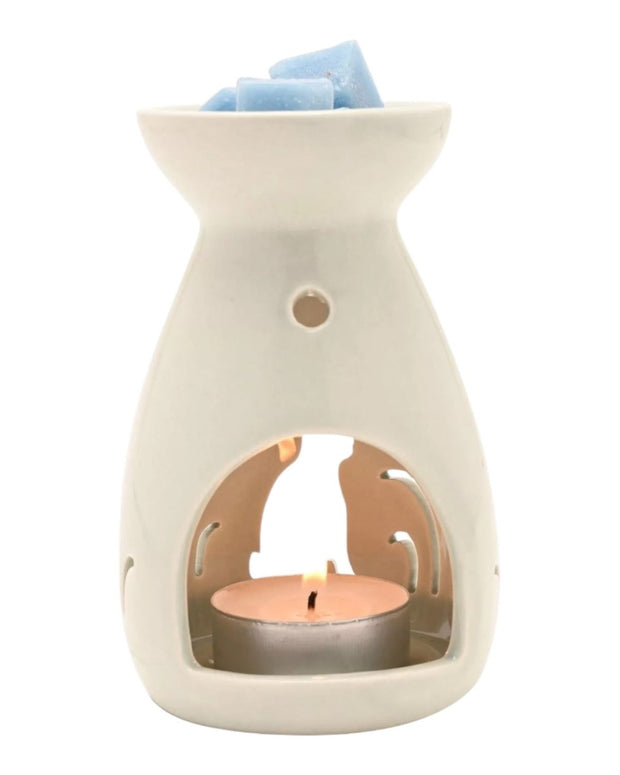 Sage Green Bunny Wax Melt & Oil Burner | Ceramic Easter Fragrance