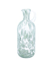Sage Green Tortoiseshell Glass Jug
