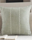 Sage Green Woven Line Design Cushion Cover