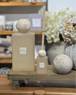 Sences Petra Small Reed Diffuser with Travertine Ball Top - White Alang Alang