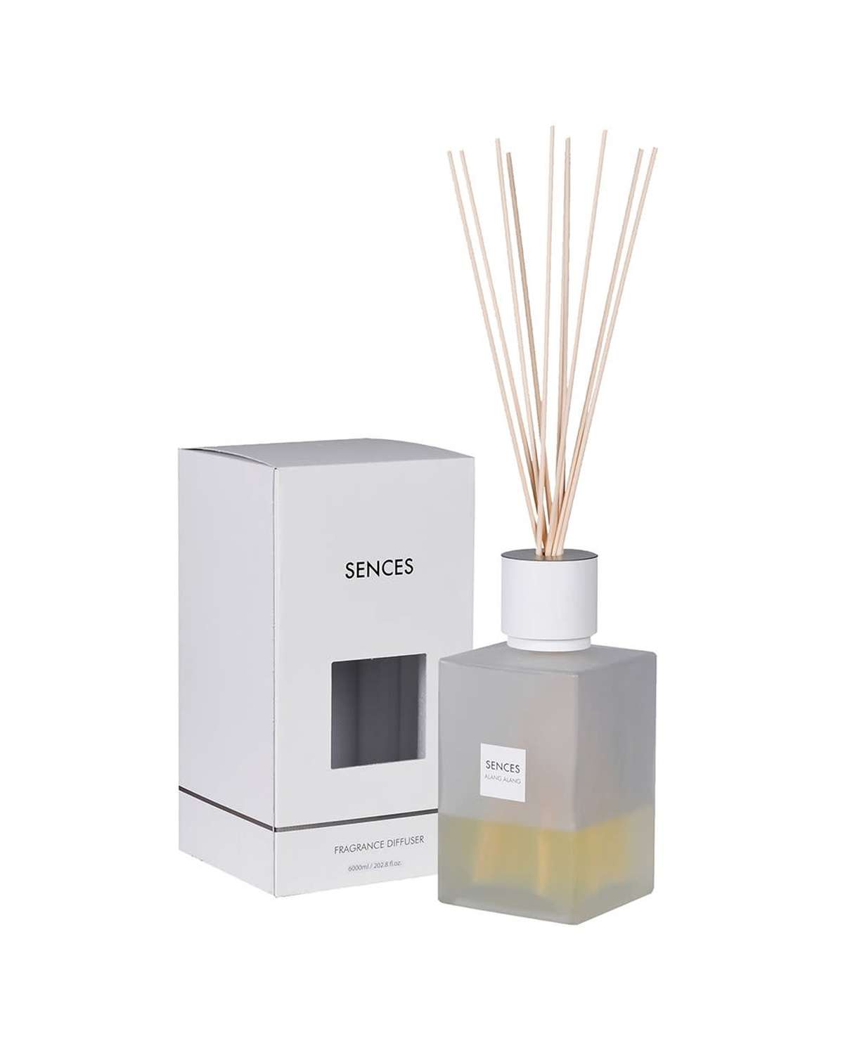 Sences Reed Diffuser XXL Huge - White Alang Alang PRE ORDER TWO WEEK DELIVERY