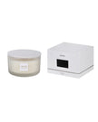 Sences White Large Lidded 4 Wick Candle - Alang Alang