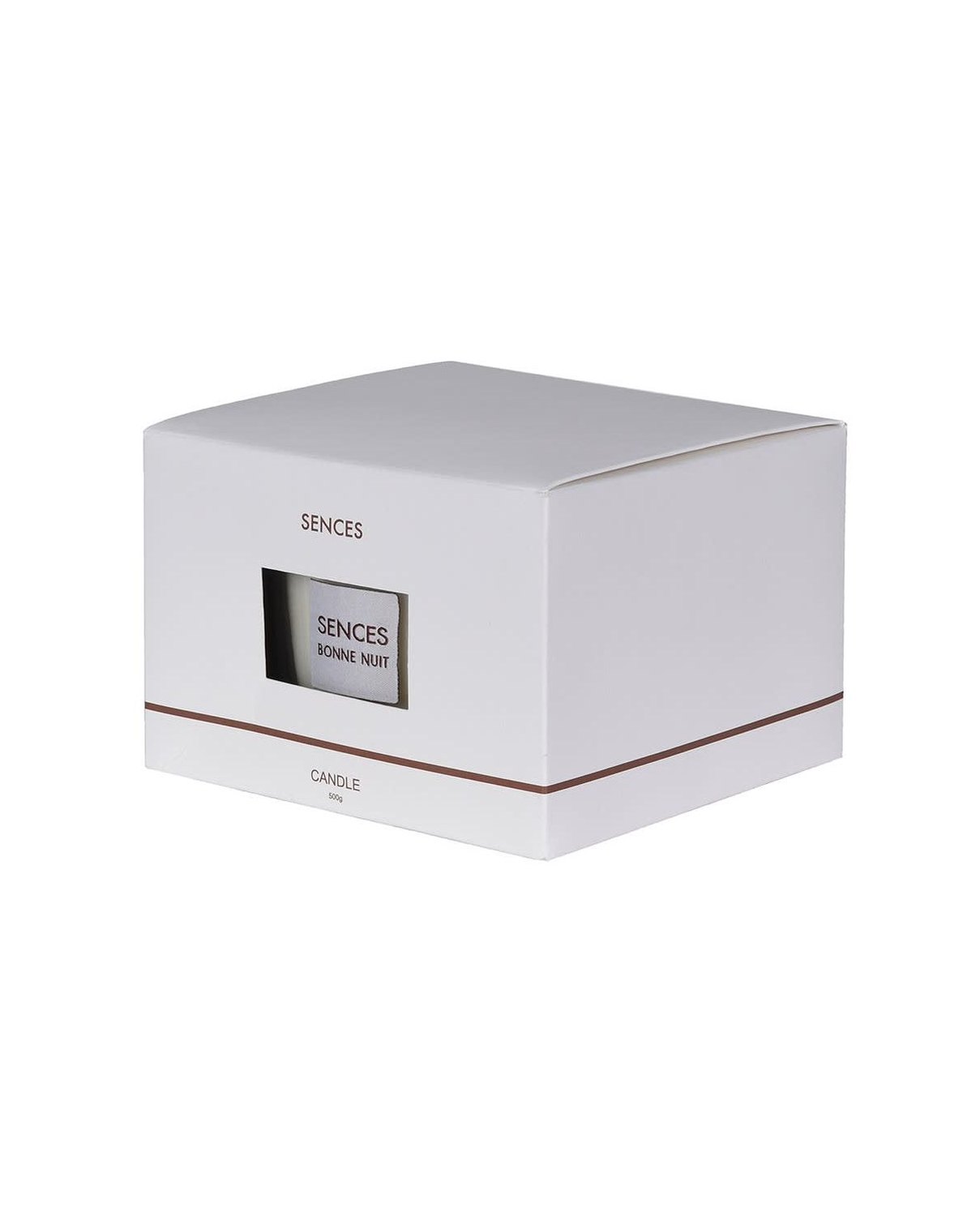 Sences White Large Lidded 4 Wick Candle - Bon Nuit
