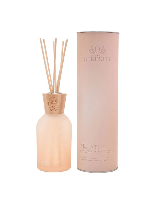 Serenity Breathe Diffuser 220ml Eucalyptus Sage & Vetiver - CandlesCandles - Lulu Loves Home