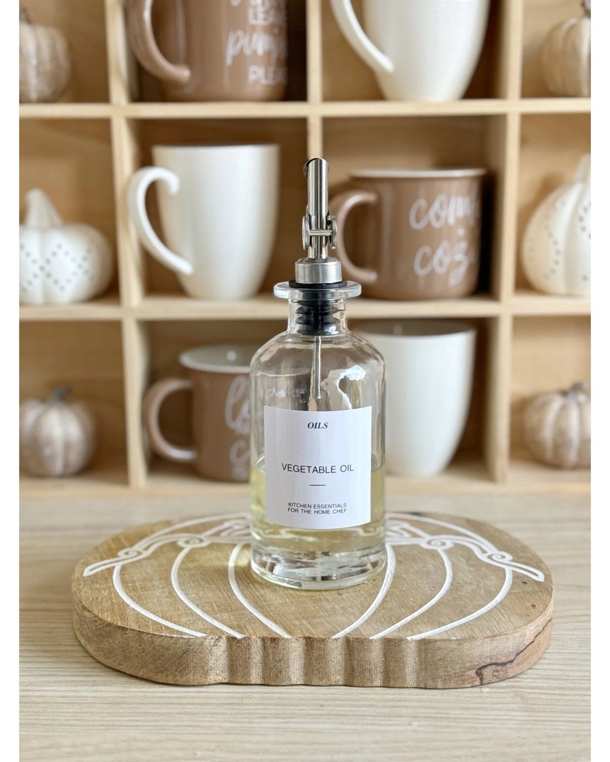 Silver Pump Dispenser For Coffee Syrup Or Oil - Kitchen & DiningKitchen & Dining - Lulu Loves Home