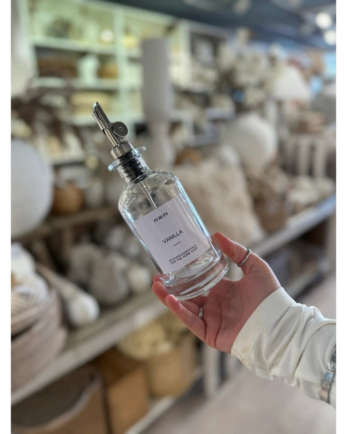 Silver Pump Dispenser For Coffee Syrup Or Oil - Kitchen & DiningKitchen & Dining - Lulu Loves Home