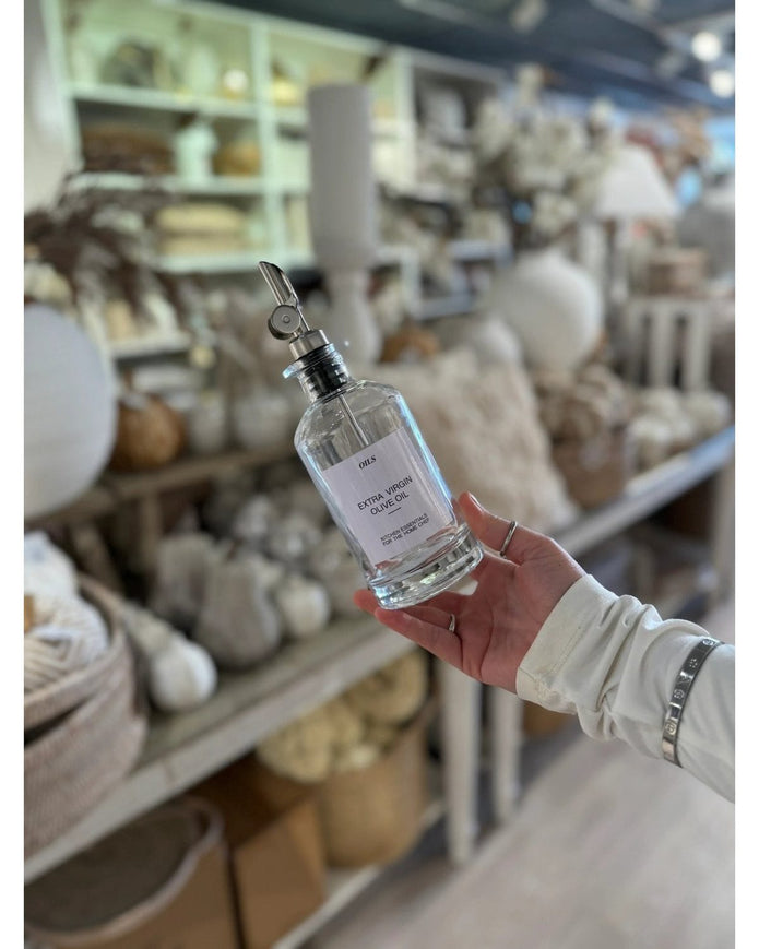 Silver Pump Dispenser For Coffee Syrup Or Oil - Kitchen & DiningKitchen & Dining - Lulu Loves Home