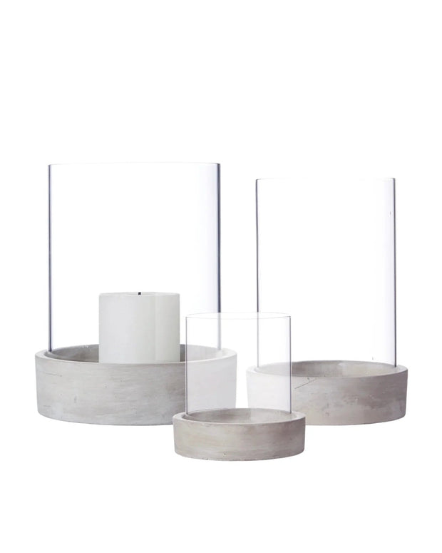 Siri Stone Storm Hurricane Lantern - Lulu Loves Home Lulu Loves Home 