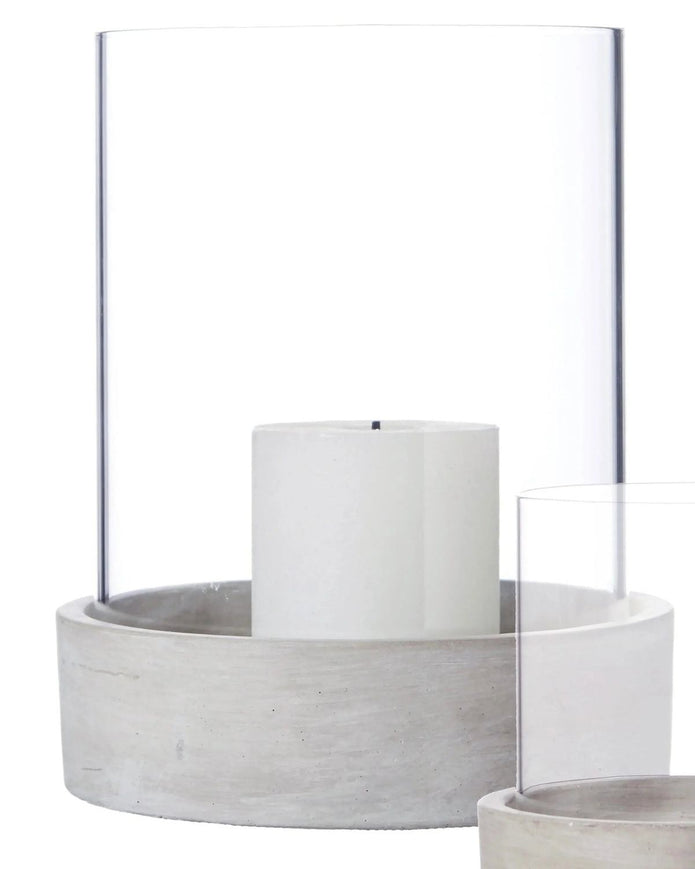 Siri Stone Storm Hurricane Lantern - Lulu Loves Home Lulu Loves Home 