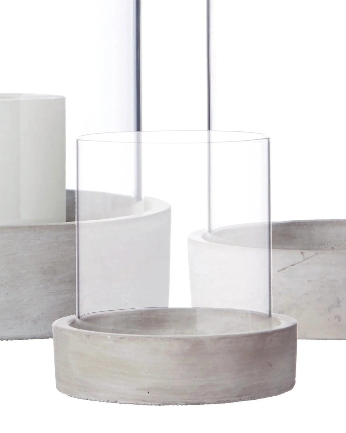 Siri Stone Storm Hurricane Lantern - Lulu Loves Home Lulu Loves Home 