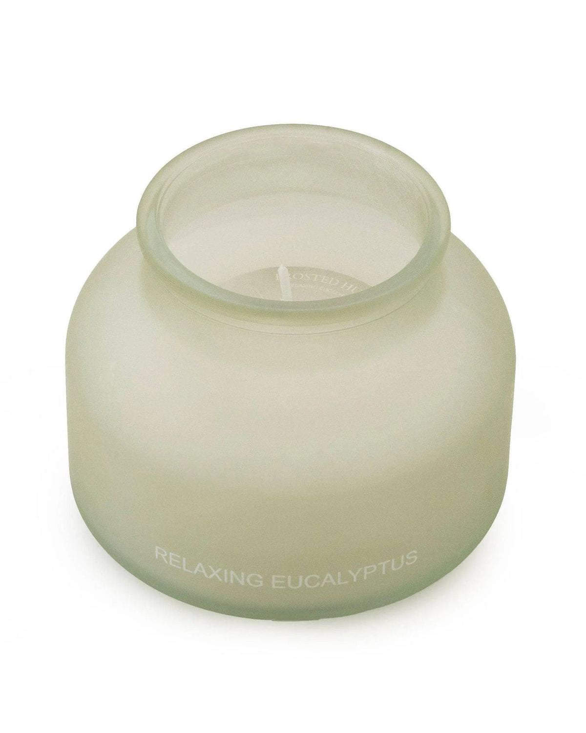 Small Candle Relaxing Eucalyptus Scent - Frosted Green - CandlesCandles - Lulu Loves Home