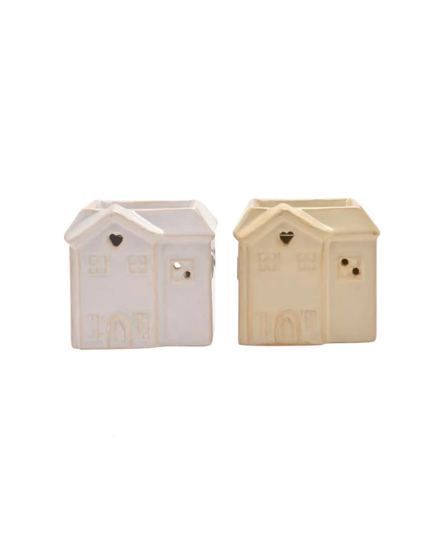 Small Ceramic House Wax Burner