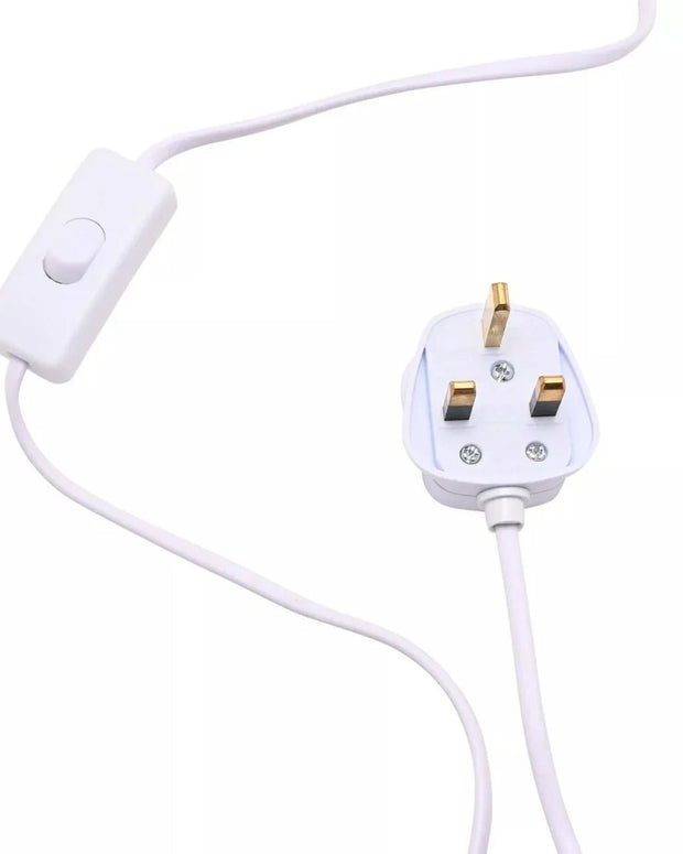 Small Cream Ceramic Bubble Table Lamp With Linen Shade - LightingLighting - Lulu Loves Home