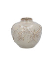 Small Taupe Porcelain Butterfly Bud Vase