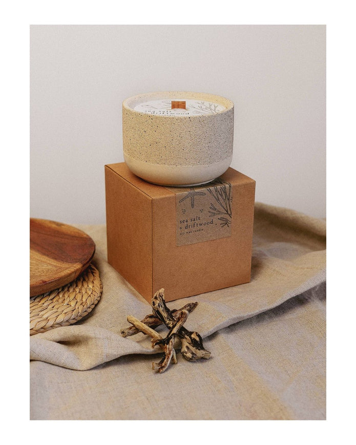 Soy Wax Candle - Sea Salt & Driftwood