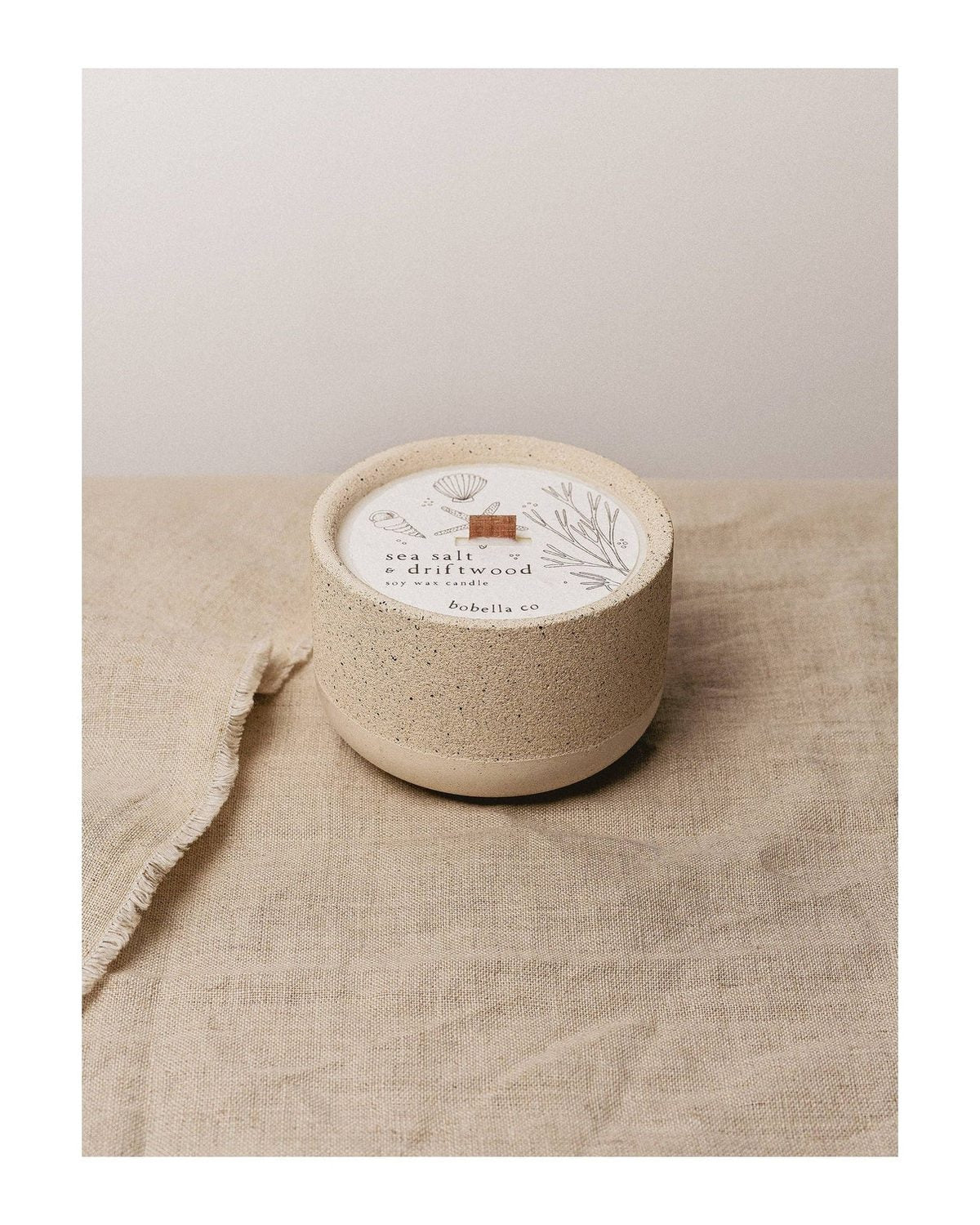 Soy Wax Candle - Sea Salt & Driftwood
