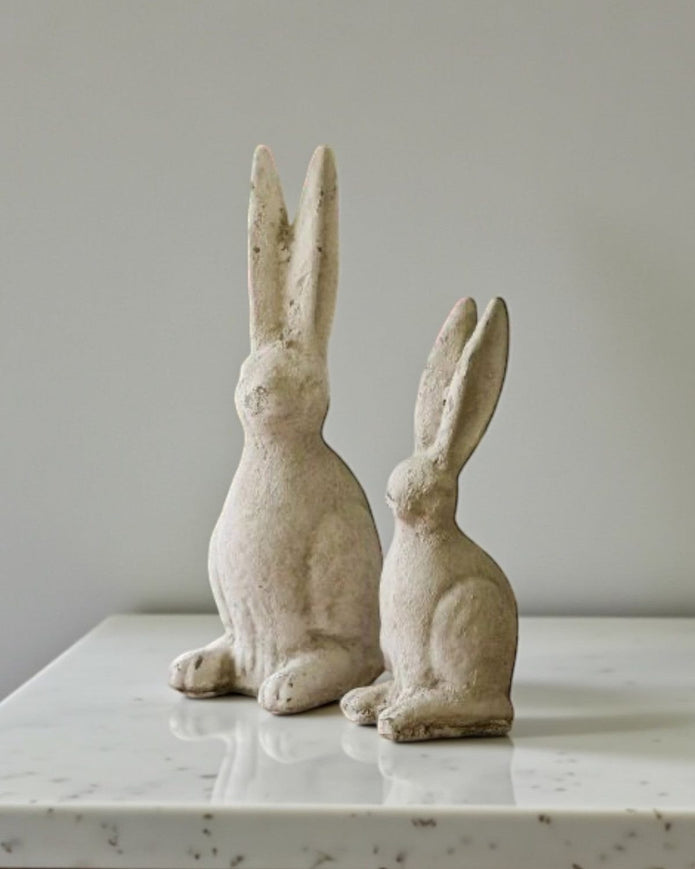 Stone Effect Large Bunny Rabbit - Spring Decor