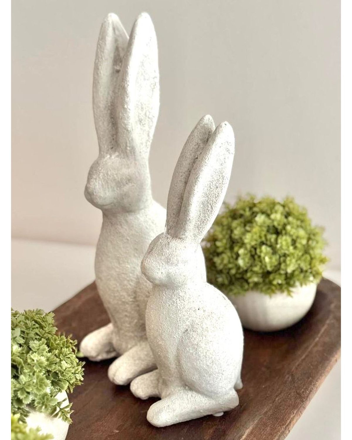 Stone Effect Large Bunny Rabbit - Spring Decor