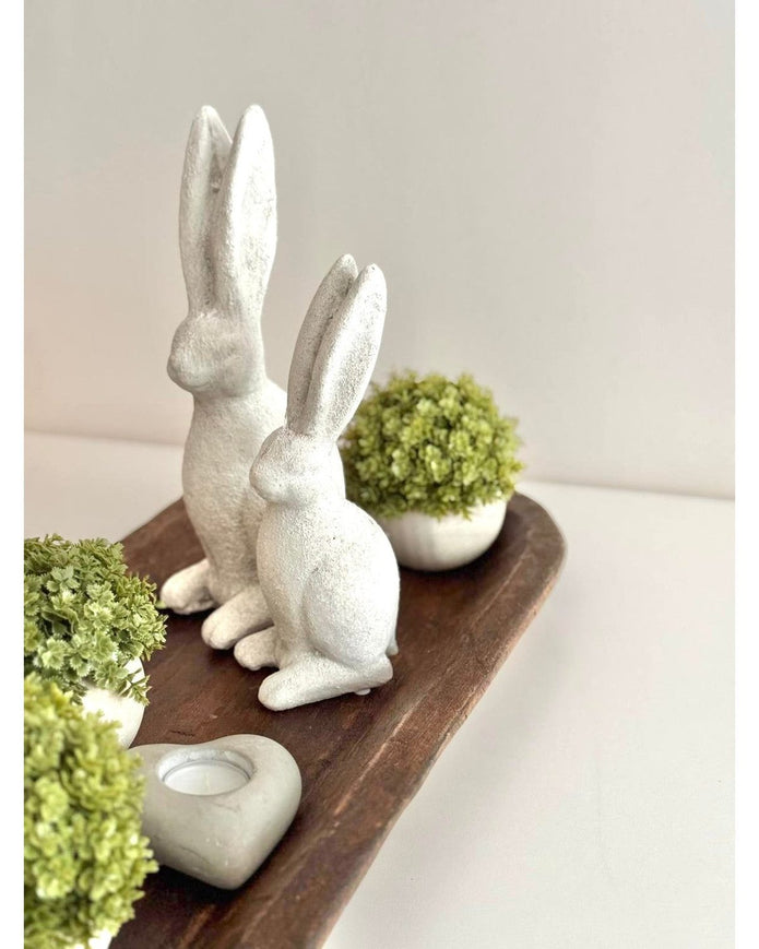 Stone Effect Large Bunny Rabbit - Spring Decor