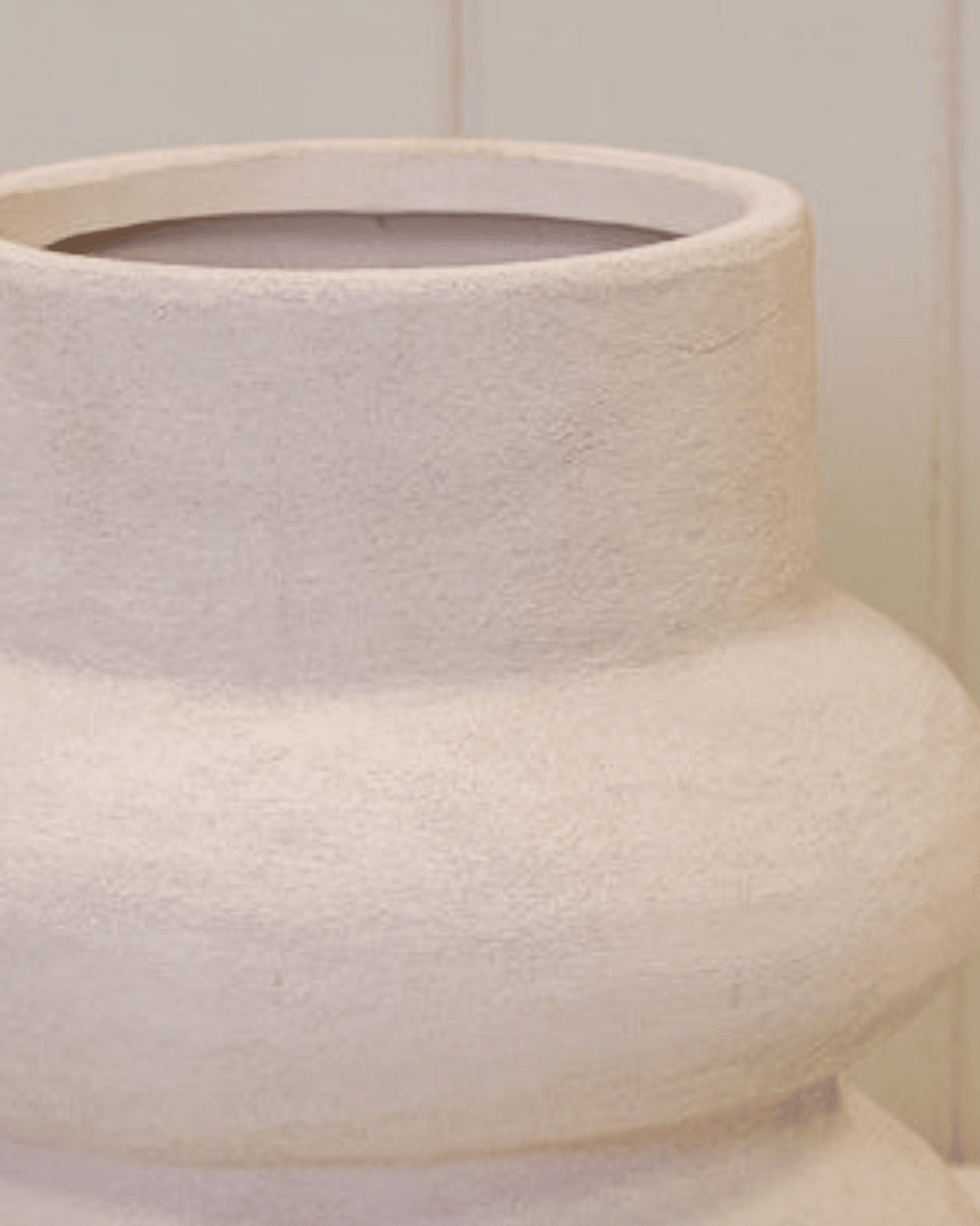 Stone Textural Sculptured Vase