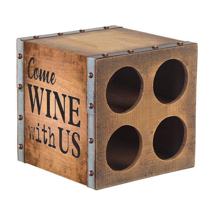 Come Wine With Us Wooden Box