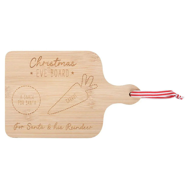 Bamboo Christmas Eve Serving Board