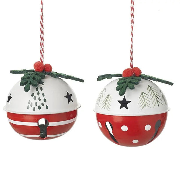 Red & White Bell Hanging Decoration
