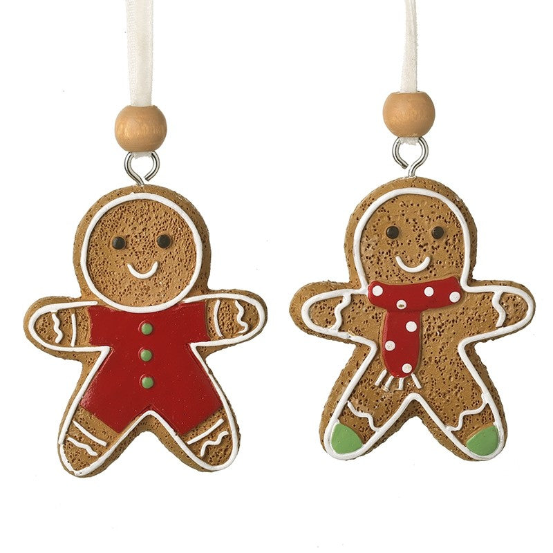 Gingerbread People Hanging Decoration