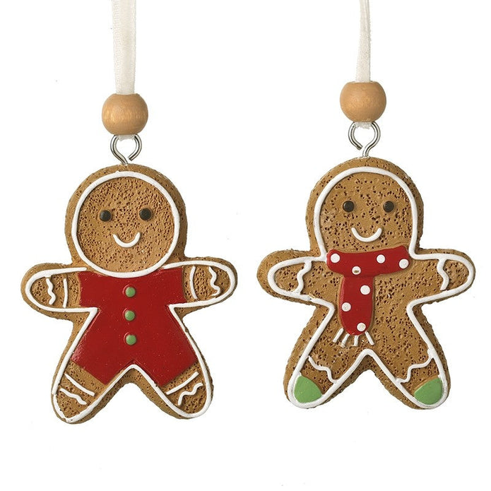 Gingerbread People Hanging Decoration