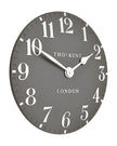 Thomas Kent 12” Arabic Wall Clock Dolphin Grey - PRE ORDER FOUR WEEK DELIVERY - ClocksClocks - Lulu Loves Home