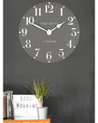 Thomas Kent 12” Arabic Wall Clock Dolphin Grey - PRE ORDER FOUR WEEK DELIVERY - ClocksClocks - Lulu Loves Home